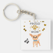 Doppelseitiger Schlüsselanhänger "CHIHUAHUA" aus A (Vorderseite)