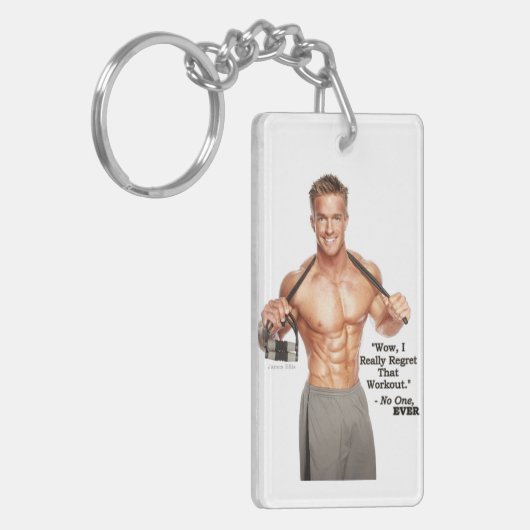 Doppelseitiger Schlüsselanhänger James Ellis (Vorderseite links)