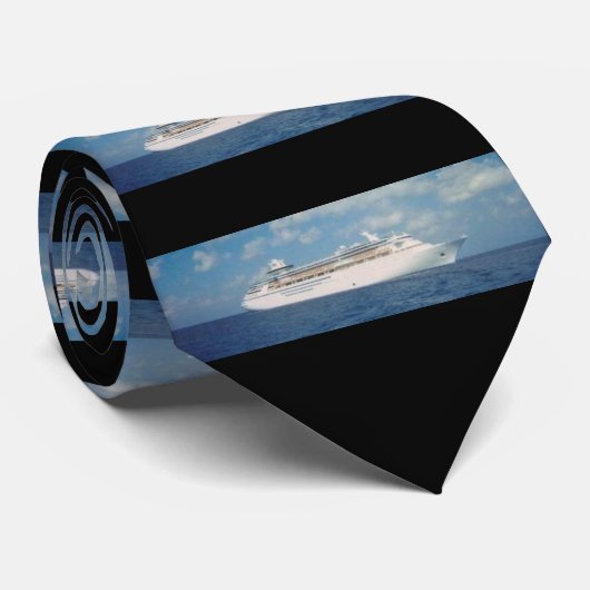 Doppelseitiger Sovereign Strip Krawatte (Gerollt)