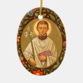 Doppelseitiger St. Aloysius Gonzaga (PM 01) Keramikornament (Vorne)
