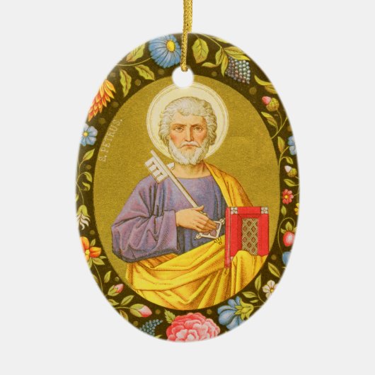 Doppelseitiger St. Peter der Apostel (PM 07) Keramikornament (Vorne)