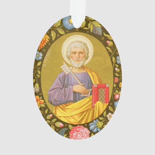 Doppelseitiger St. Peter (PM 07) Acrylisch Ornament (Rückseite)