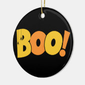 Doppelseitiger süßer Geist Frohes Halloween Keramik Ornament (Links)
