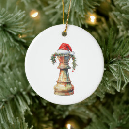 Doppelseitiger Weihnachts-Schach-Schmuck König Spr Keramik Ornament
