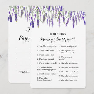 Doppelseitiges 2-Baby-Duschspiel - Ratschlag   Wer Einladung