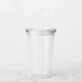 Doppelseitiges Acrylic-Tumbler-Logo Acryltrinkbecher (Vorderseite)
