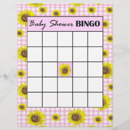 Doppelseitiges Baby Duwer Game BINGO/Baby-Namen Flyer