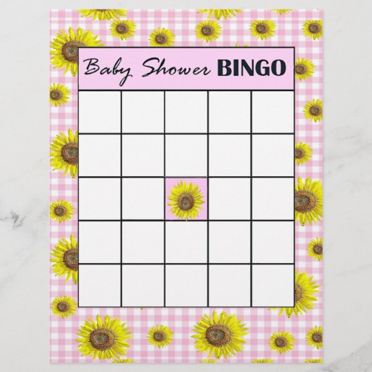 Doppelseitiges Baby Duwer Game BINGO/Baby-Namen Flyer (Vorne)