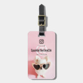 Doppelseitiges benutzerdefiniertes Foto und Text Gepäckanhänger (Vorderseite vertikal)