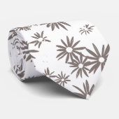 Doppelseitiges Blumenmuster Krawatte (Gerollt)