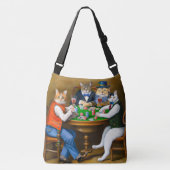 Doppelseitiges Crossbody-Beutel Tragetaschen Mit Langen Trägern (Vorderseite)