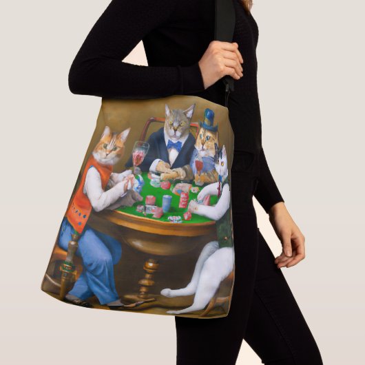 Doppelseitiges Crossbody-Beutel Tragetaschen Mit Langen Trägern (Von Nahem)