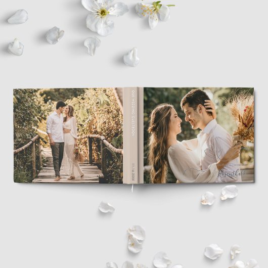 Doppelseitiges Foto Gästebuch