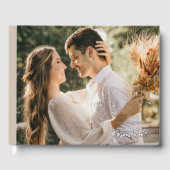 Doppelseitiges Foto Gästebuch (Vorderseite)