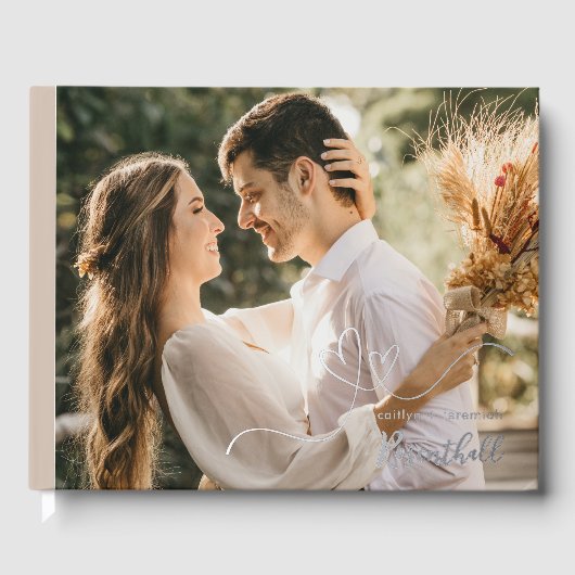 Doppelseitiges Foto Gästebuch (Vorderseite)