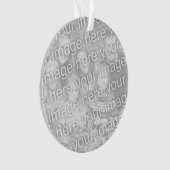 Doppelseitiges Foto mit 2 individuellen Bildern Ornament (Vorderseite)