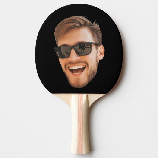 Doppelseitiges Foto mit Sonderdruck Tischtennis Schläger (Vorderseite)