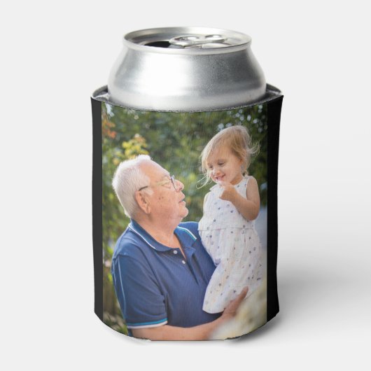 Doppelseitiges Foto Personalisiert Niedlich Dosenkühler (Kanne Vorderseite)