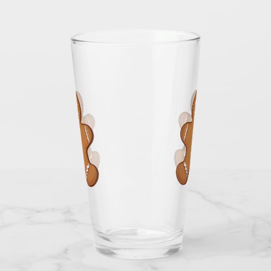 Doppelseitiges Gingerbrotglas Glas (Links)