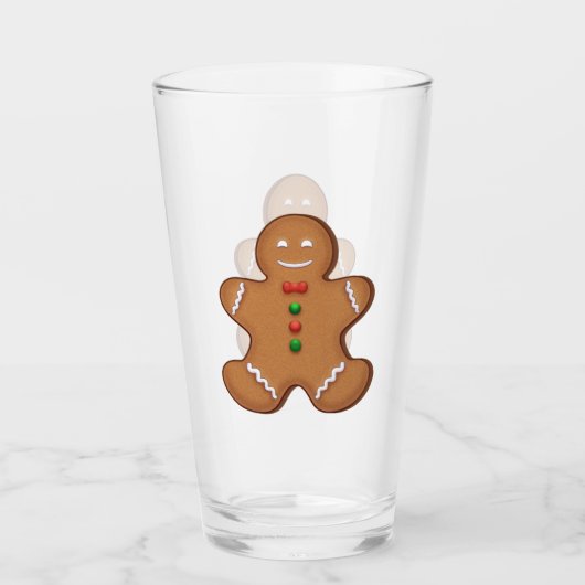 Doppelseitiges Gingerbrotglas Glas (Vorderseite)
