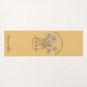 Doppelseitiges, inspirierendes Zitat Yogamatte (Rückseite (Horizontal))