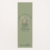 Doppelseitiges, inspirierendes Zitat Yogamatte (Vorderseite)