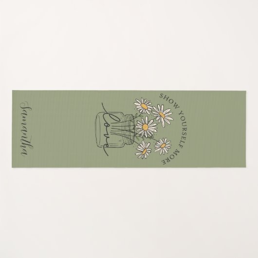 Doppelseitiges, inspirierendes Zitat Yogamatte (Vorderseite (Horizontal))