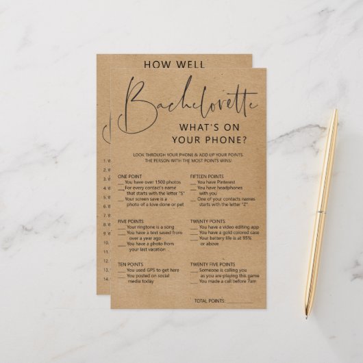 Doppelseitiges Junggeselinnen-Abschied (Vorderseite/Rückseite Beispiel)