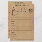 Doppelseitiges Junggeselinnen-Abschied (Vorne/Hinten)