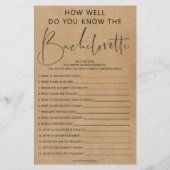 Doppelseitiges Junggeselinnen-Abschied (Rückseite)