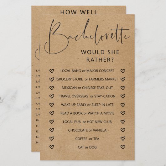 Doppelseitiges Junggeselinnen-Abschied (Vorne/Hinten)