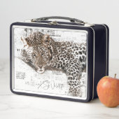 Doppelseitiges LAZY Leopard Lunch Box (Beispiel)