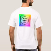 Doppelseitiges Logo-Name-Mitarbeiter-T-Shirt T-Shirt (Rückseite)