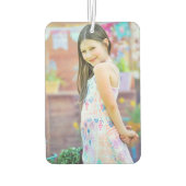 Doppelseitiges Personalisiertes Foto Autolufterfrischer (Rückseite)