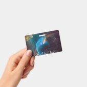 Doppelseitiges Pronoun-Abzeichen (sie/sie) Ausweis (Handheld)