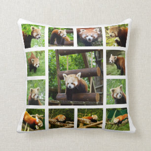 Doppelseitiges Red Panda Foto Template Kissen
