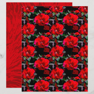 Doppelseitiges Reto Red-Design