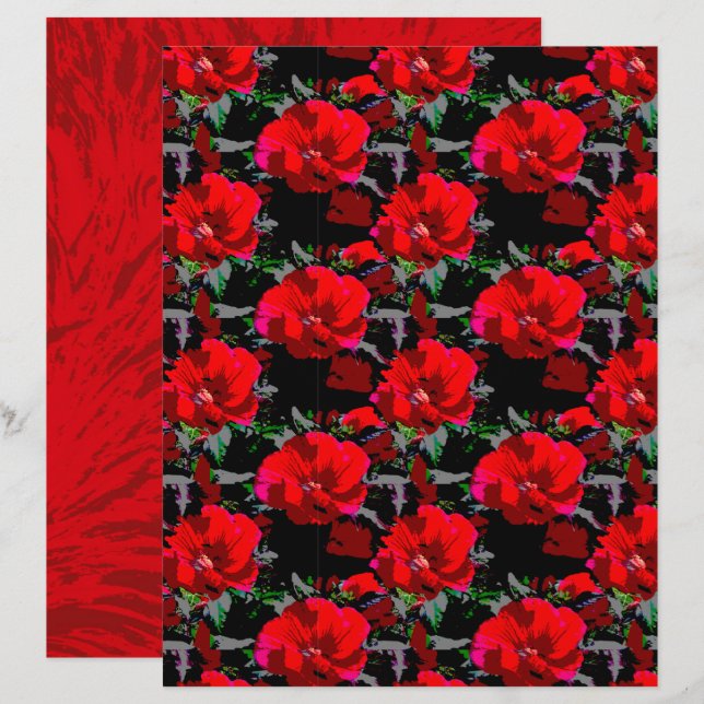 Doppelseitiges Reto Red-Design (Vorne/Hinten)