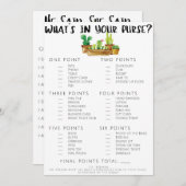 Doppelseitiges Rustikales Kaktus Brautparty Game (Vorne/Hinten)