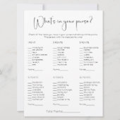 Doppelseitiges Spiel mit Handy Einladung (Vorderseite)