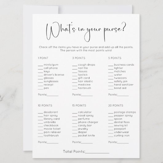 Doppelseitiges Spiel mit Handy Einladung (Vorderseite)