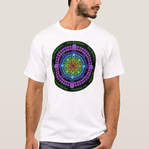 Doppelseitiges T-Shirt mit Regenbogen und
