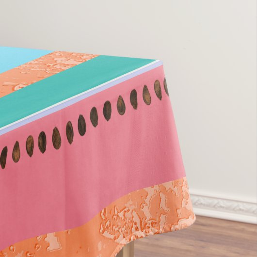 Doppelseitiges Wassermelonensaat Tischdecke (Beispiel)