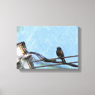 Doppelsicht Leinwanddruck