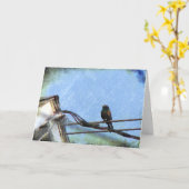 Doppelsichtigkeit, Geburtstag Karte (Gelbe Blume)