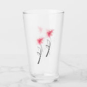 ****DOPPELSIERTE HÜBSCHE BLUME**** GLAS (Vorderseite)