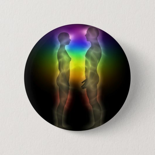 DoppelSoule chakras erste Sitzung Button (Vorderseite)