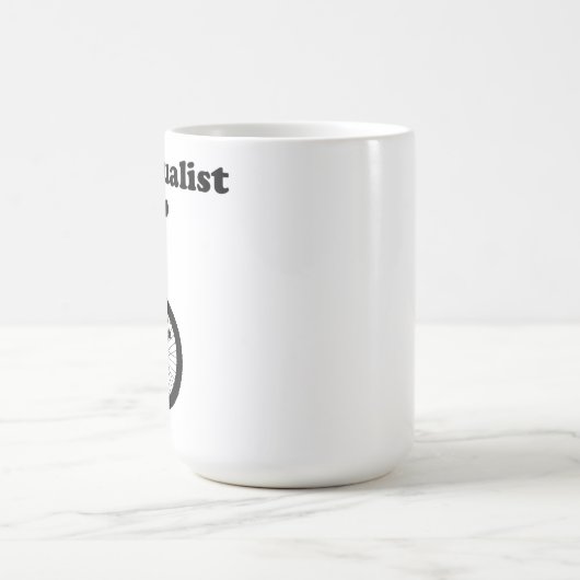 DoppelSpaß-Tasse des Unicycle nicht Kaffeetasse (Mittel)