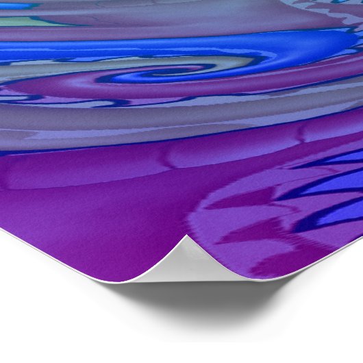 Doppelspirale Poster (Ecke)