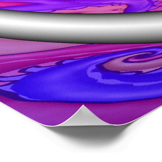 Doppelspirale Poster (Ecke)